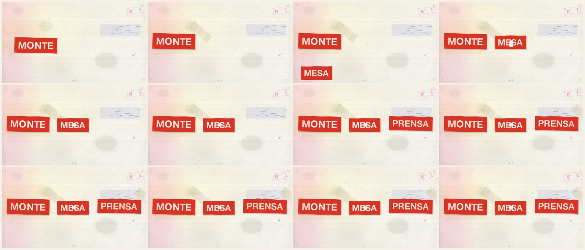 Hoja de contactos de camara: doce fotogramas repartidos a lo largo del vídeo.