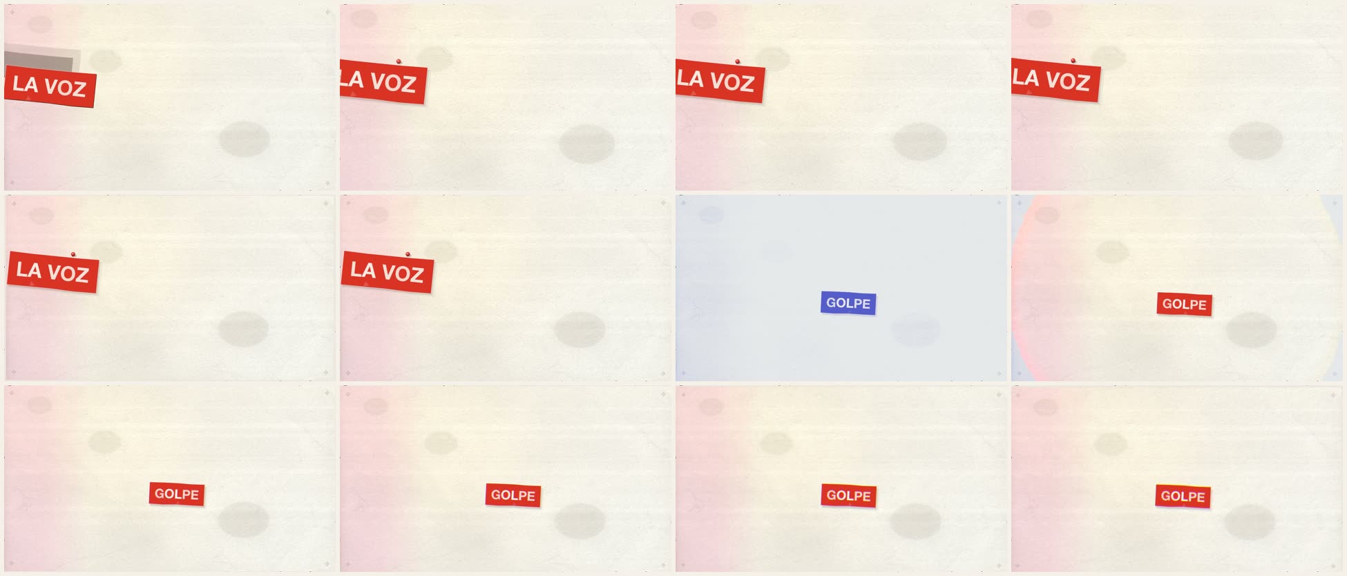 Contact sheet for oido: twelve frames spread over the video.