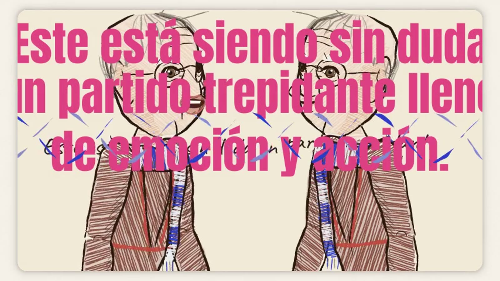 Los dos vecinos y la frase que los tapa.